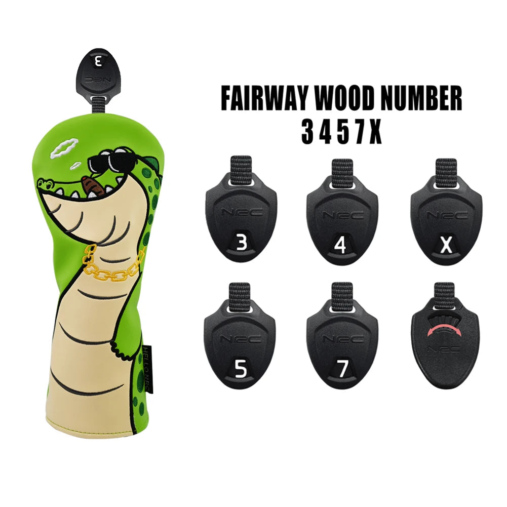 Gator Head Covers - 3 Piece Set or 1 Piece - Driver, Woods, Hybrids