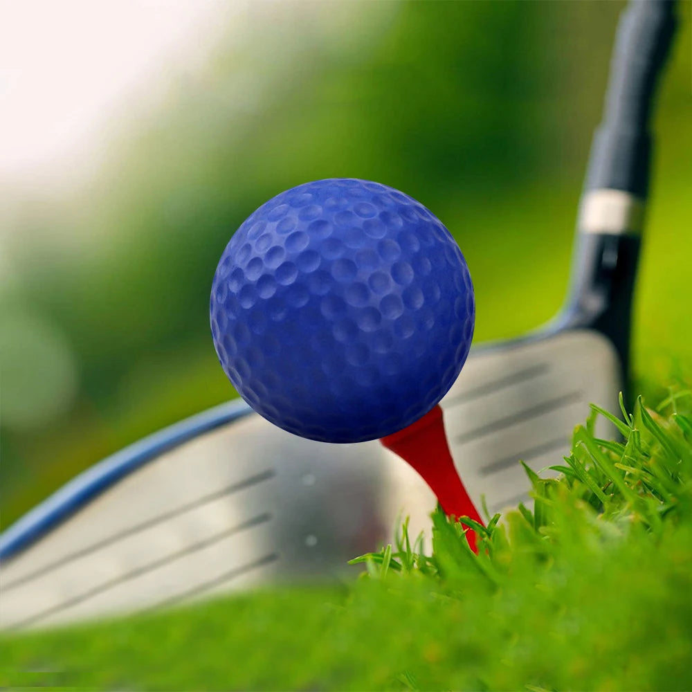 10Pcs Elastic Sponge Limited Flight Golf Balls For Indoor / Outdoor