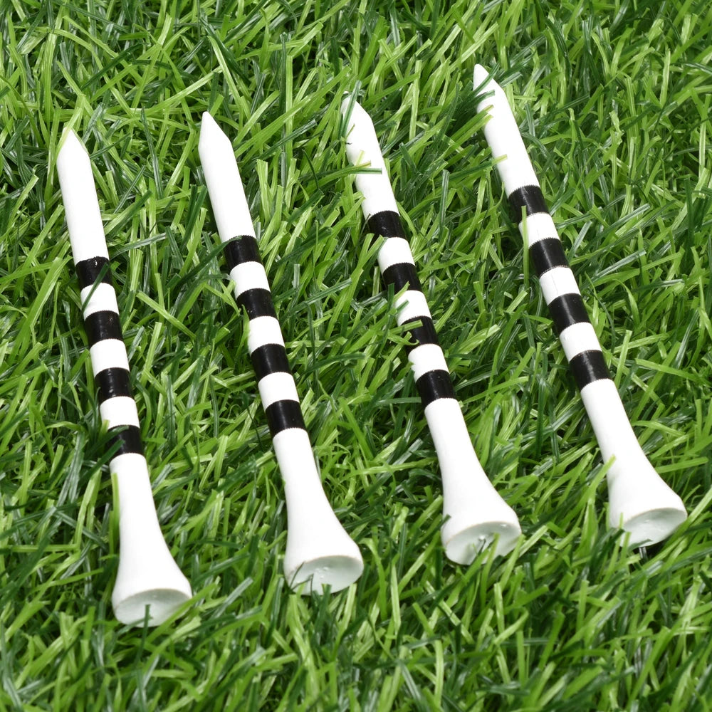 Kaiersn 50pcs Professional Bamboo Golf Tees 5X Stronger Than Wooden Tees for Irons Drivers Hybrids Perfect for Practice & Game