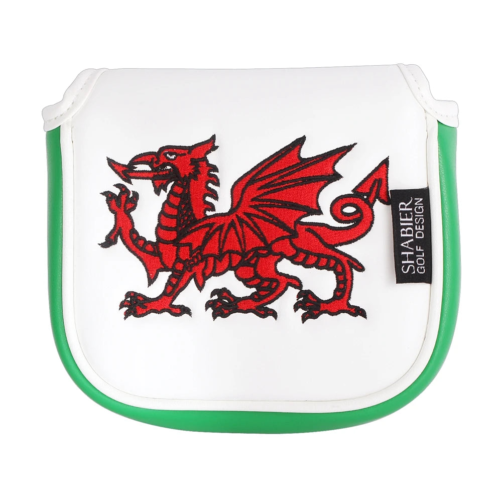 Wales Flag Putter Head Cover - Mallet / Blade
