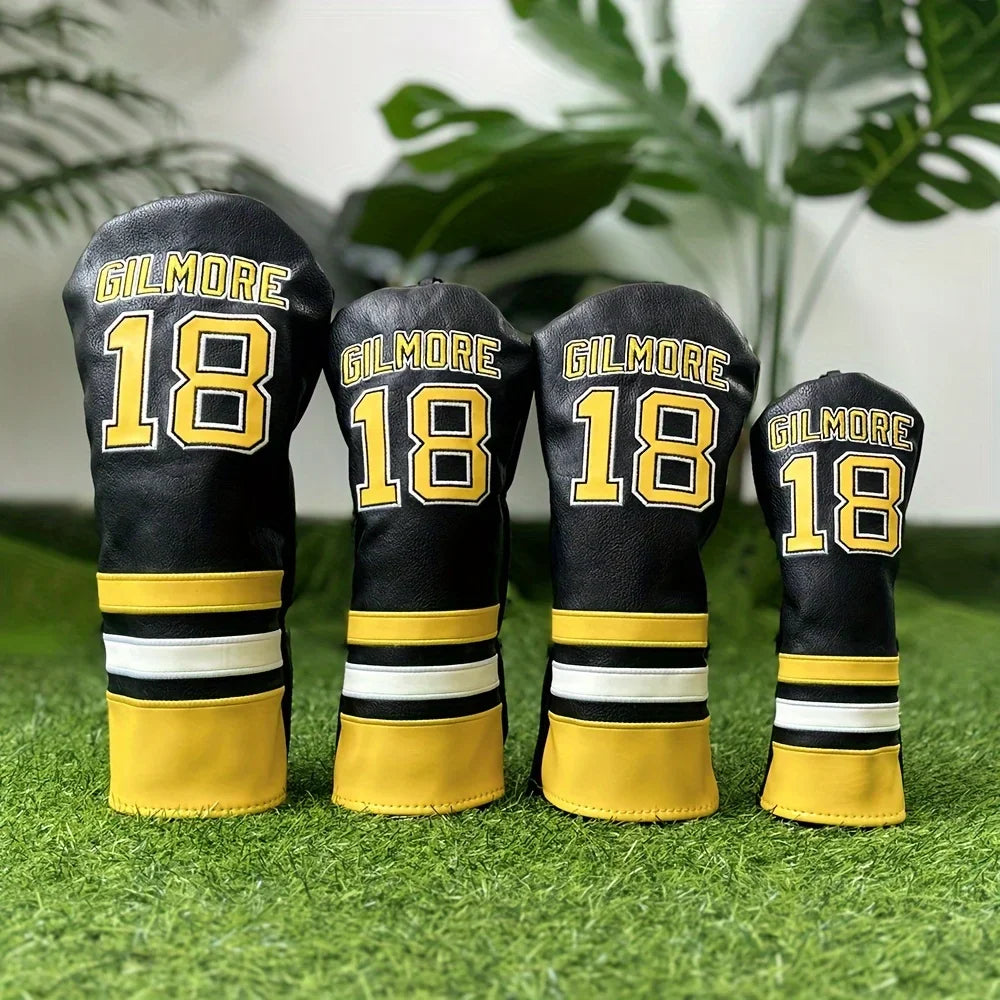 Gilmore Head Covers - 4 Piece Set or 1 Piece - Driver, Wood, Hybrid