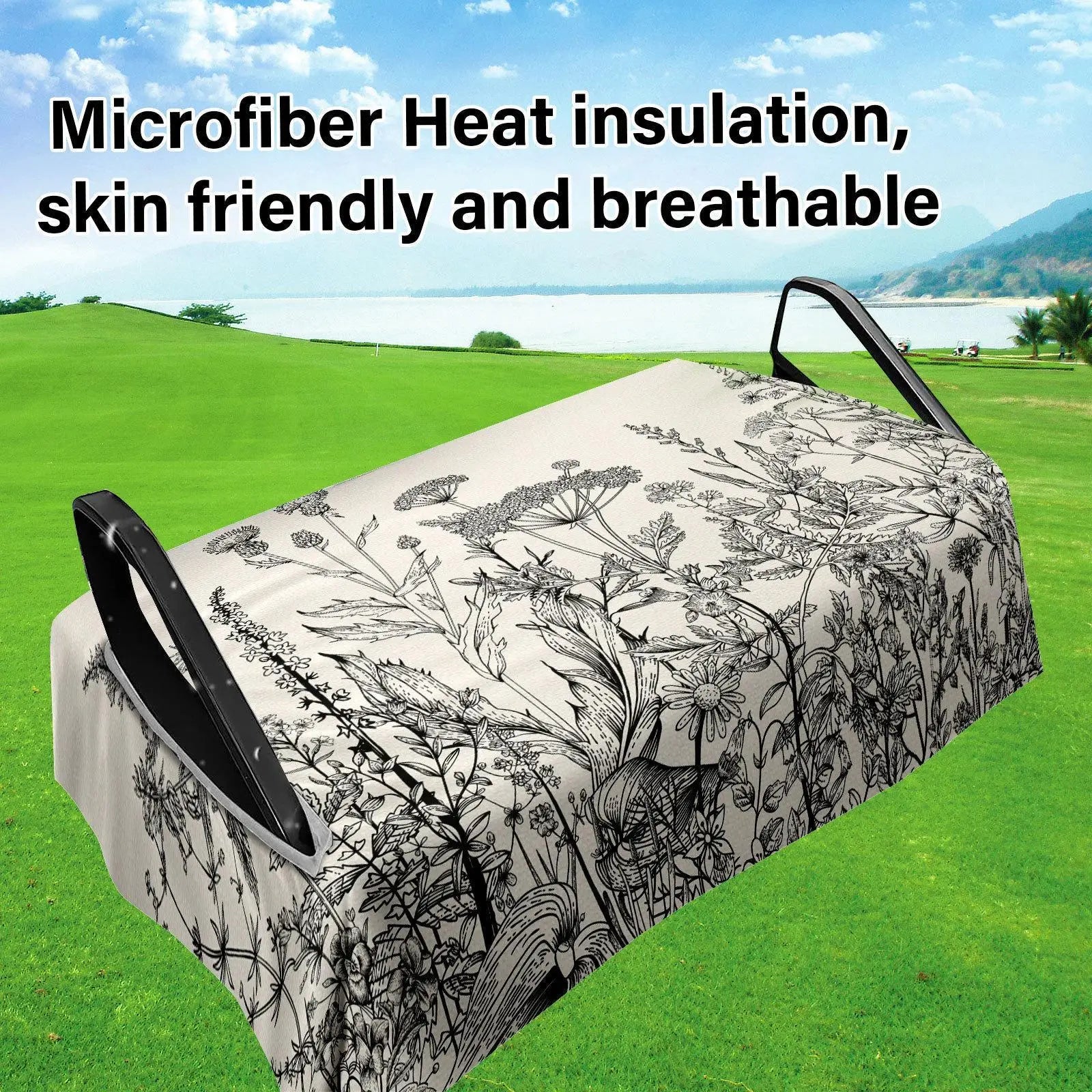Golf Cart Seat Towel Blanket Comfortable Lightweight Seat Cushion Cover Protection for Golf Club Essentials Course Use
