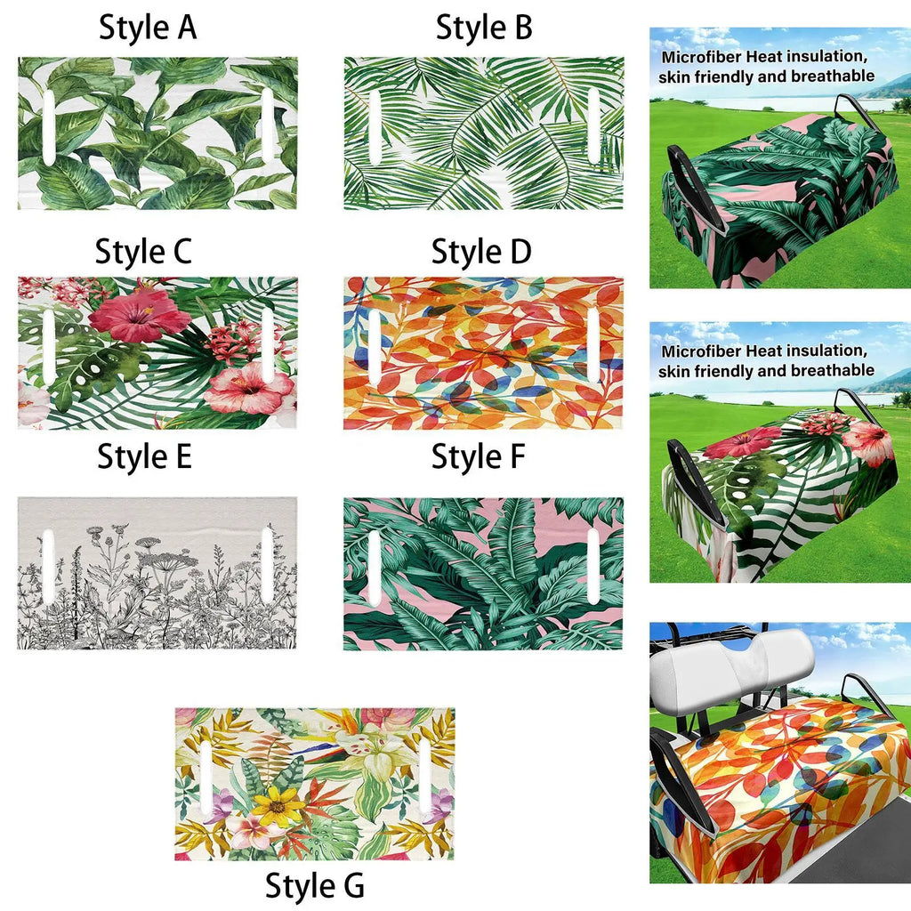 Golf Cart Seat Towel Blanket Comfortable Reusable Polyester Protection for Golf Club Course Cruising Golf Accessories